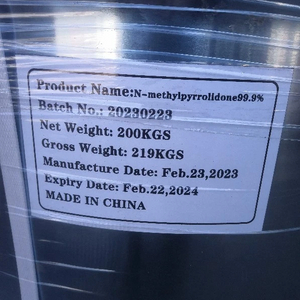 عامل تنظيف عديم اللون من الدرجة الإلكترونية 200 كجم طبل حديد N- ميثيل بيروليدون NMP CAS 872-50-4