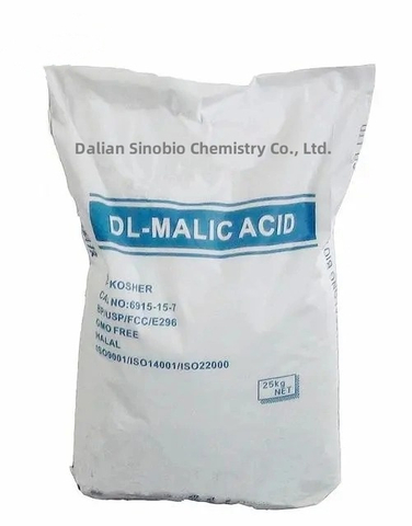 حمض DL-Malic CAS 6915-15-7 توريد مصنع حامض الغذاء الصف