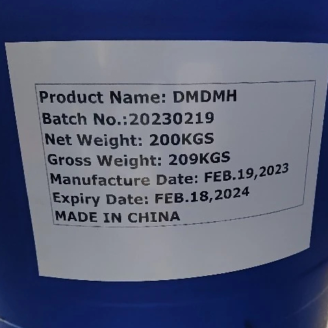 Dmdm Hydantoin 55% للشامبو/عامل حافظة مستحضرات التجميل ثنائي ميثيلول ثنائي ميثيل هيدانتوين DMDMH CAS 6440-58-0