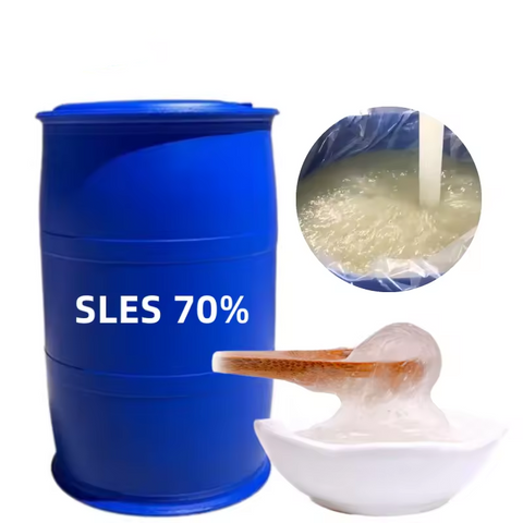 مستحضرات التجميل صابون غسيل الأطباق شامبو المنظفات الصوديوم لوريل كبريتات الأثير SLES 70٪ CAS 68585-34-2