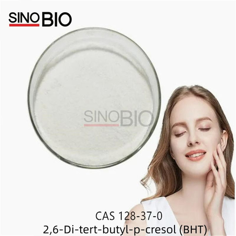 المواد الغذائية والصناعية الصف BHT مضادات الأكسدة 2،6-Di-tert-butyl-p-cresol CAS 128-37-0 مادة مضافة مضادة للشيخوخة